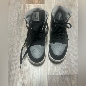 Air Jordan Black and Gray Sneakers